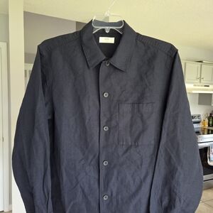 Uniqlo Blue Lightweight Shirt Jacket